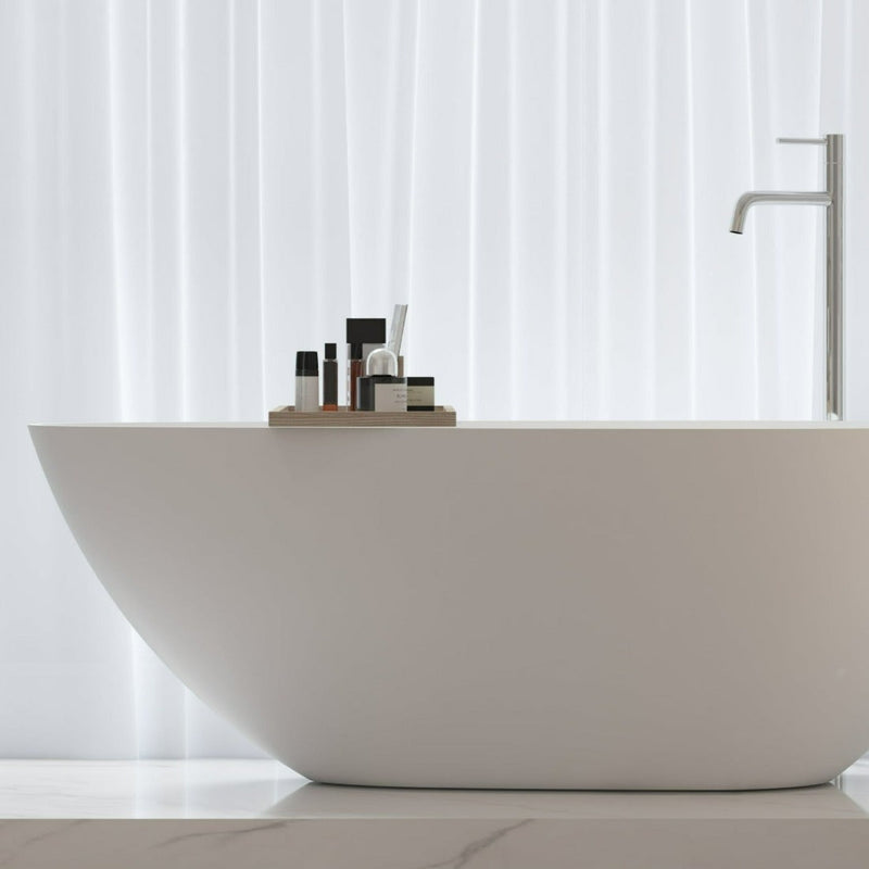 Vasca freestanding HELSINKI ovale in Solid Surface - Mondo del Bagno