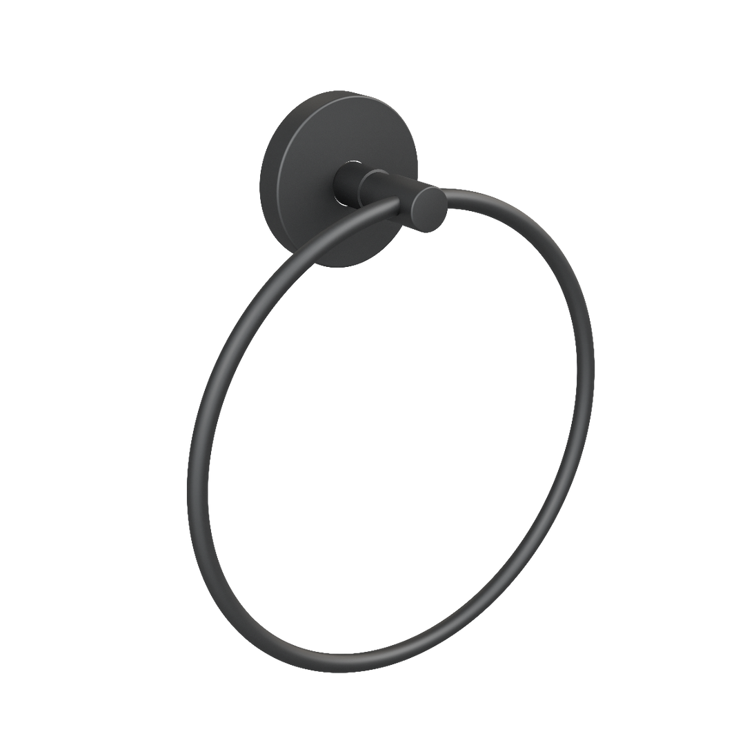 Liberty Hardware Carson Anello Porta Asciugamani In Nichel Satinato – Montaggio A Vite Nascosto