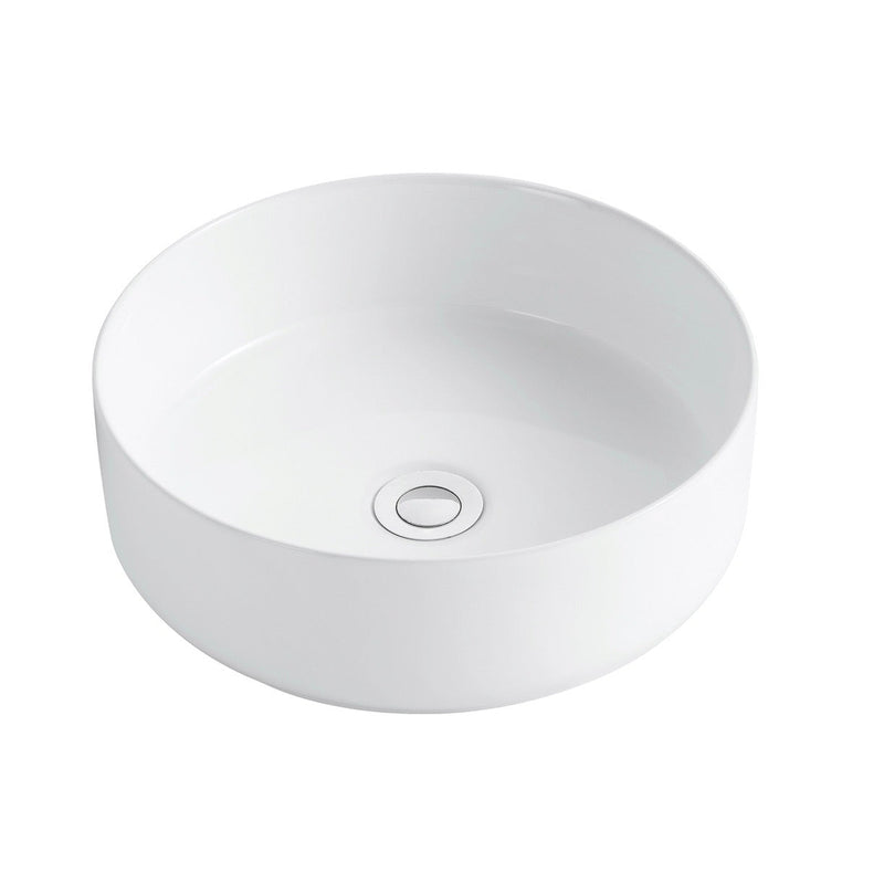 Lavabo da appoggio rotondo in ceramica MENDOZA Ø36 cm - Mondo del Bagno