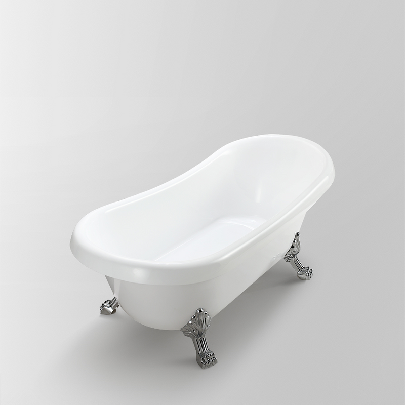 Vasca da bagno freestanding con piedini VIRGINIA Bianca - Mondo del Bagno