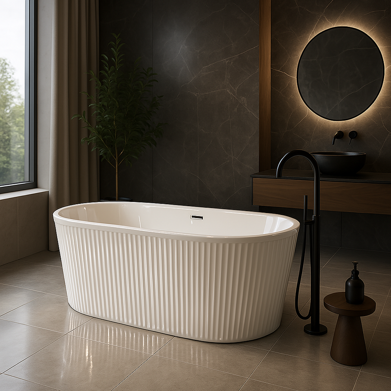 Vasca freestanding ovale CORBIN bianca