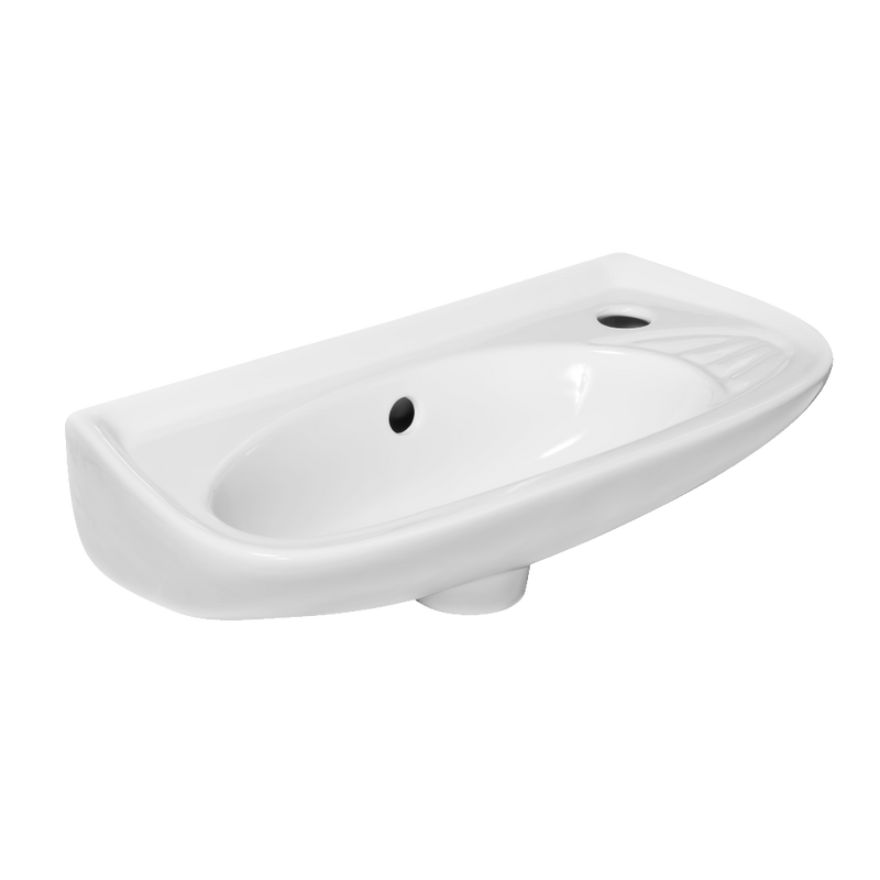Lavabo suspendu ELFY 51 cm en céramique - Le Monde du Bain