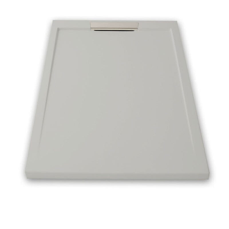 Piatto doccia ultrasottile LUX resina finitura ardesia grigio - Mondo del Bagno