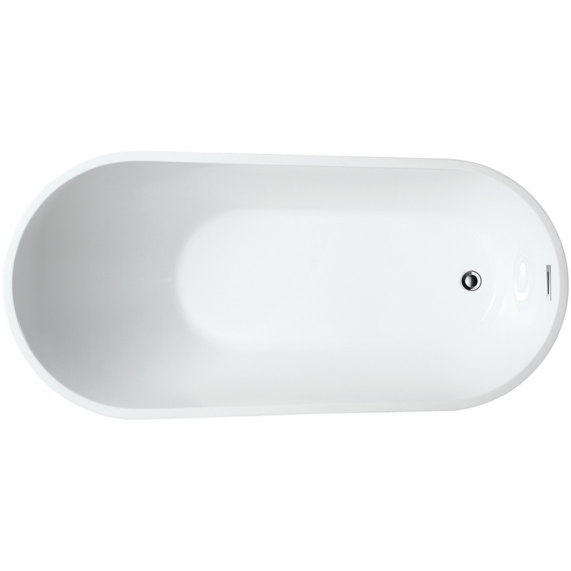 Vasca centro stanza ovale OPRAH bianca - Vasca freestanding - Mondo del bagno