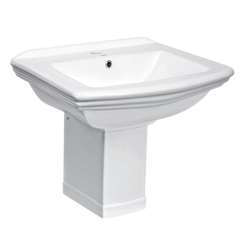 Lavabo sospeso rétro DERBY 60 cm in ceramica