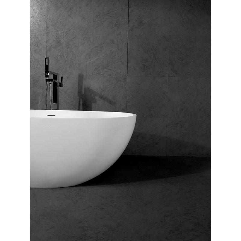 Vasca centro stanza CAIRO ovale in Solid Surface - vasca freestanding  Mondo del bagno