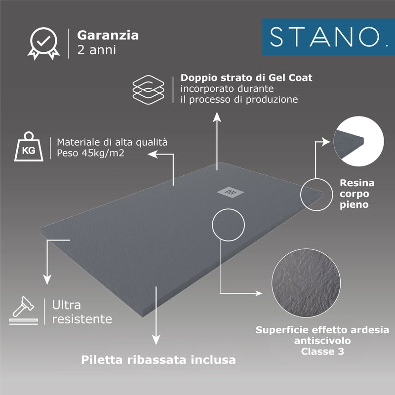 piatto doccia resina info